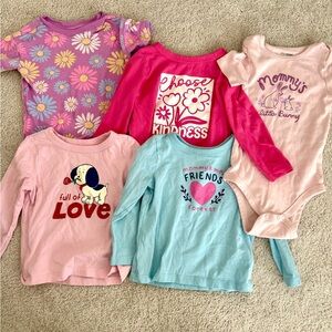 Bundle Set of Girl Tops Joe Fresh & Old Navy 18-24 months